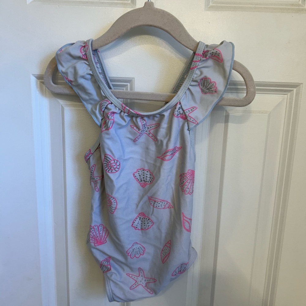 EGG New York girls size 2T Seashell Swimsuit